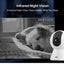 KERUI WiFi IP Pets Camera Home Security Dog Cats Camera Tuya Smart 4K 8MP HD Video Night Vision Surveillance AI Alerts Mini Cam