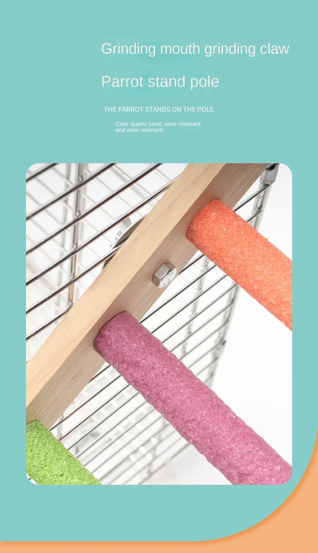 Escalera interactiva para escalada de aves, juguete para mascotas, garras y dientes, accesorios para pájaros, 4/6/8 escalones