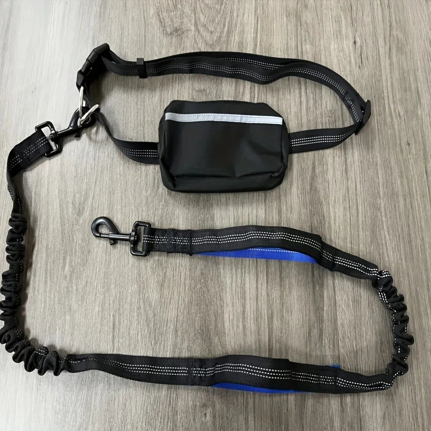 Dog Leash Hands-free With a Waist Bag  Hold Items Harness for Small Breeds Dogs Choker Collar Personalized Nylon Dog Accessories