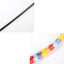 Rainbow Caterpillar Teaser Cat Stick Feather Top Durable Bite Resistant Pet Cat Toy Interactive Lightweight Handle Kitten Tools