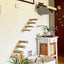 Cat Climbing Shelves Wall Mounted Cat Tree Wooden Furniture Scratcher Jumping Platform Rope Ladder Cat Sleeping and Playing