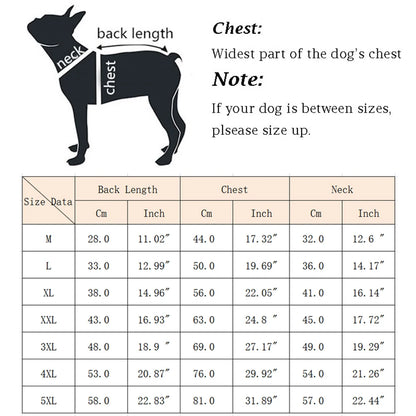 Winter French Bulldog Pet Coat Jacket for Medium Large Dogs Warm Thicken Big Dog Clothes Husky Samoyed Shiba Inu mascotas perros
