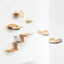 Wall Mounted Cat Climbing Shelves For Cat Corner Step With Guardrail Arch Platform Suit for Kitten Relax Non-slip & Widen Step