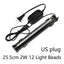 UXCELL 15-116CM Aquarium LED Light Full Spectrum Fish Tank 7-36 Light Beads Decor Colorful Lighting Lamp Plant Grow Tools