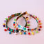 Personalized Pet Collar Colorized Polyester Kitten Necklace Lace Retro Ethnic Dog Accessories Bead Adjustable Puppy Products