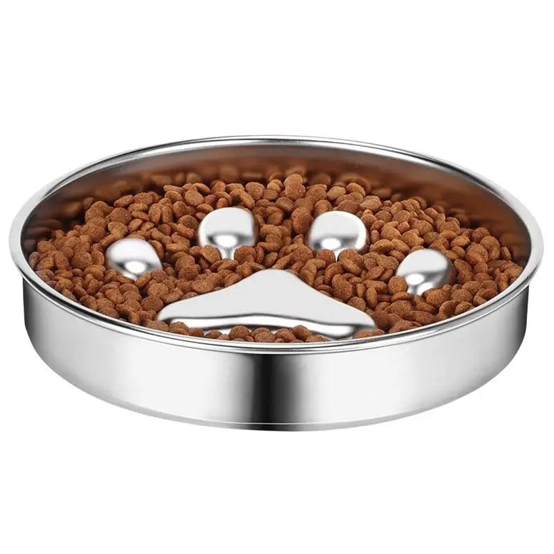 Dog Food Bowl Anti Rust Cat Food Bowl Oven Fridge Safe Pet food Container Dish for Small Medium Size Dogs for Indoor Outdoor