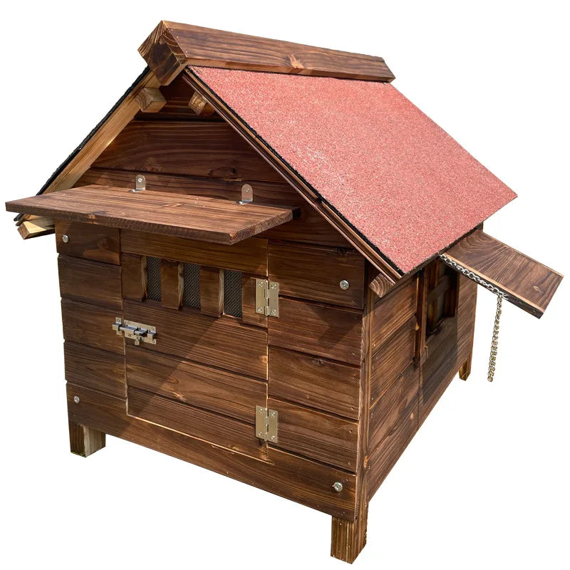 Rural Kennel Outdoor Kennel Rainproof Waterproof Rural Outdoor Kennel Courtyard Pet Small House Villa Four Seasons Pass
