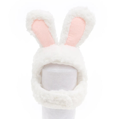 Plush Rabbit Ears Pet Dog Accessories Cosplay Cat Hat Winter Lovely New Year Christmas Puppy Headgear Soft Velvet Pet Supplies