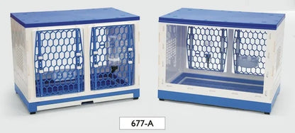 677-A Small Pet Display Resort Plastic Cage For Cat Puppy Rabbit Chinchilla And Guinea Pig