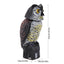Owl Bird Deterrent Garden Plastic Owls to Keep Birds Away Waterproof Sunscreen Owl to Scare Birds Away Fake Owl for Birds