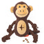 Dog Plush Toy Product With Teeth Grinding And Bite Resistant Plush Filling Squeaking And Noisy Toys Monkey Fleece Squeak Toys