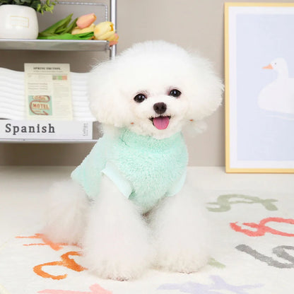 Pet Dog Sweater Fleece Winter Warm Soft Dog Clothes Comfort Puppy Clothing For Small Dogs Chihuahua Cat Hoodie Pet Accessories