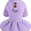 Thermal Fleece Dog Dress for Small Dogs Girl Winter Dog Sweater Puppy Clothes Chihuahua Yorkie Teacup Pet Outfit Cat Apparel
