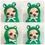 Funny Pet Clothes Cute Green Little Frog Dog And Cat Small Dog Autumn And Winter Sweatshirt Plush Outdoor Fashion Cotton Jacket