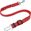Adjustable Dog Seatbelt for Small Medium Large Dogs with Elastic Shock Absorbing Bungee Buffer Reflective Safety Dog Car Harness