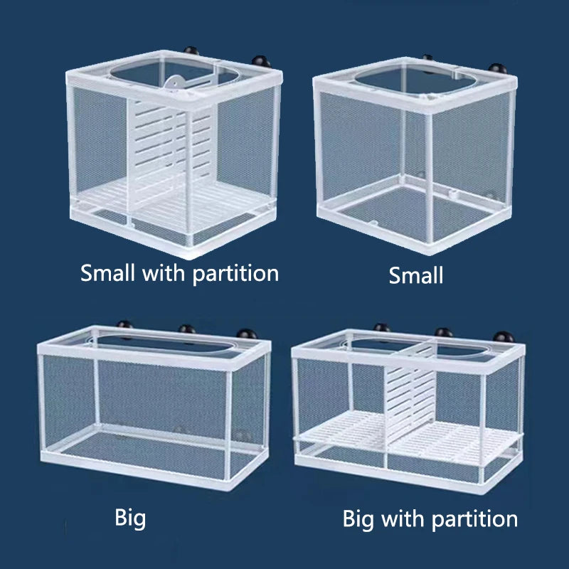 Plastic Aquarium Fish Breeding Isolation Box Fish Tank Aquarium Breeder Hatching Incubator Fish Tanks Isolator Accessories New