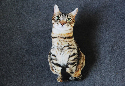50cm Cute Lifelike 3D Cat Dog Plush Toys Stuffed Soft Animal Doll Simulation Sleep Pillow Sofa Cushion Home Decor Gift