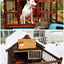 Outdoor Waterproof Solid Wood Kennel Medium and Large Dog Golden Retriever Kennel House Rainproof Outdoor Four Seasons