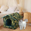 Outdoor Pet House For Winter Cat House For Outdoor Winter Proof Cat Shelter With Removable Soft Mat Easy To Assemble Igloo Dog