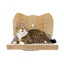 Cat Wall Climbing Shelves Wall Mounted Hammock Cat Scratching Post Wooden Stairway Shelves with Sisal Rope Ladder Wall Cat Tree
