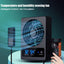 Smart Cooling Fan For Reptile Tank With LED Display Ventilation Fan For Reptile Enclosure Dehumidifier For Rainforest Terra X2J2