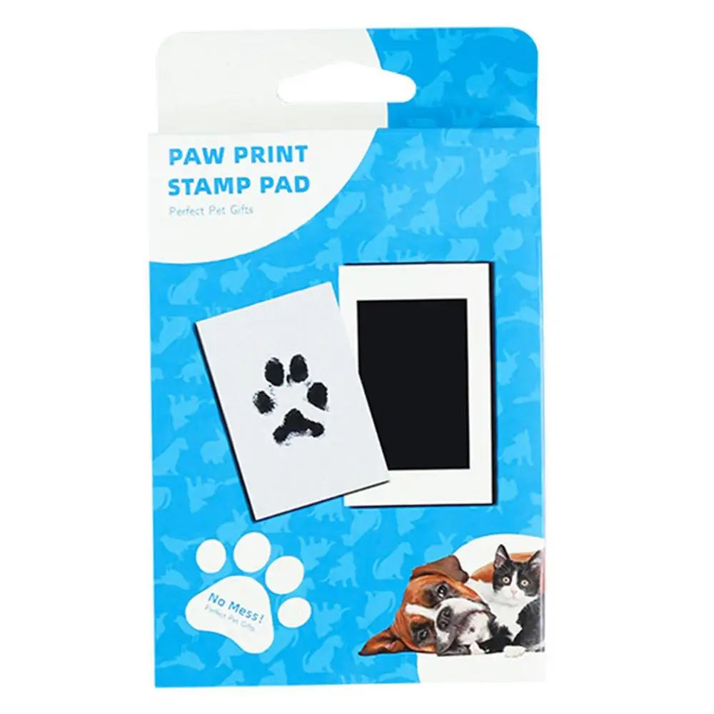 Pet Handprint Footprint Kit Clean Touch Baby Foot Printing Kit Keepsake Pawprint Maker Safe Non-toxic Inkless Inkpad Kits
