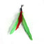 Funny Cat Stick Toy Furry Feather with Bell Cat Stick Toy Kitten Playing Pet Accessories Worm on A String Cat Toys Interactive