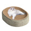Cat Scratcher Cat Scratch Bed Sturdy Scratcher Pad Oval Cat Scratch Pad Bowl Nest Multifunctional Pet Sleeping Mat for Indoor
