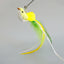 Funny Cat Stick Toy Furry Feather with Bell Cat Stick Toy Kitten Playing Pet Accessories Worm on A String Cat Toys Interactive