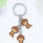 I LOVE Alaska Husky Dog Keychain Cute dachshund  animal Cartoon dog Keychain dog Gift For woman Man Jewelry