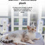 Folding cat hammock plush mesh cat window wall jumping platform double suction cup cat hammock