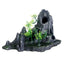 Resin Aquarium Rockery Mountain Decoration Artificial View Rock Cave Stone Tree Fish Tank Ornament Pet Supplies Home Decor New