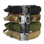 Durable Tactical Dog Collar Military Bungee Leash Set Nylon Walking Training Pet Collar for Medium Large Dogs German Shepard