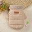 Dog Winter Coat 2024 New Dog Clothes for Small Medium Dogs, Thicken Warm Fleece Collar Dog Down Jacket for Cold Weather Apparel