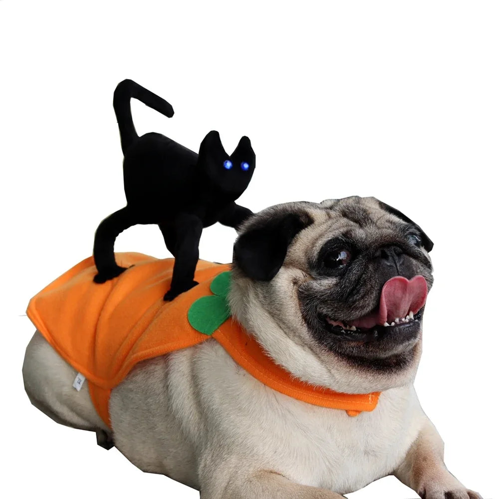 Halloween Dog Clothes Funny Pet Dogs Cosplay Costumes Set Christmas Dog Costume Comical Outfits for Pet Cat Puppy Party Clothing