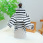 Knitting Flower Pet Dog Clothes Striped High Collar Cat Sweatshirt Autumn Winter Bottom Coat Chihuahua T Shirts for Small Dogs