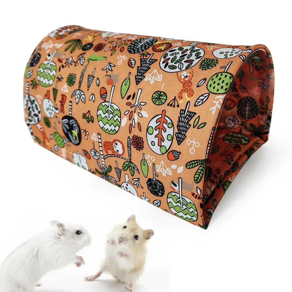Hamster Nest Pet Supplies Foldable Small Animals Tube Tunnel Tunnel For Animals Hedgehog Hiding And Resting For Ferret Hamster