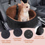 UXCELL Fashion Dog Car Seat Casual Solid Dog Beds Mats for Small Medium Dog Removable Safe Comfortable Travel Dog Supplies