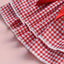 Bow Tie Decorate Dog Fancy Dress Stripes and Lattice Pink Pet Skirt Sleeveless Girl Wedding Party Pet Skirt Clothing for Cats