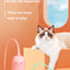 1 Set of Electric Cat Teasing Stick Intelligent Tail Wagging Cat Toy, Silicone Tail Automatic Rotating Cat Toy