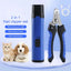 Rechargeable Dog Nail Grinder Safe Dog Claw Care Ergonomic Pet Nail Cutter Low Noise Nail Clipper for Pet Dog Puppy Cat Kitten