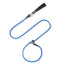 Dog Collar Dog Leash P Chain Slip Rope Leads Leash Pet Puppy Nylon Rope Adjustable Loop Collar Slip Lead for Training Large Dogs