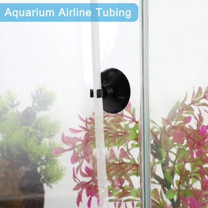 UXCELL 2m 2.5m 12m Aquarium Airline Tubing Standard Aquarium Transparent Hose Pipe 4mm Silicone Tube for Fish Tank Air Pump
