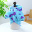 Cosplay Dinosaur Dog Halloween Costume for Small Dogs Dress Up Hoodies Thermal Velvet Padded Dog Pajamas Winter Puppy Jumpsuit
