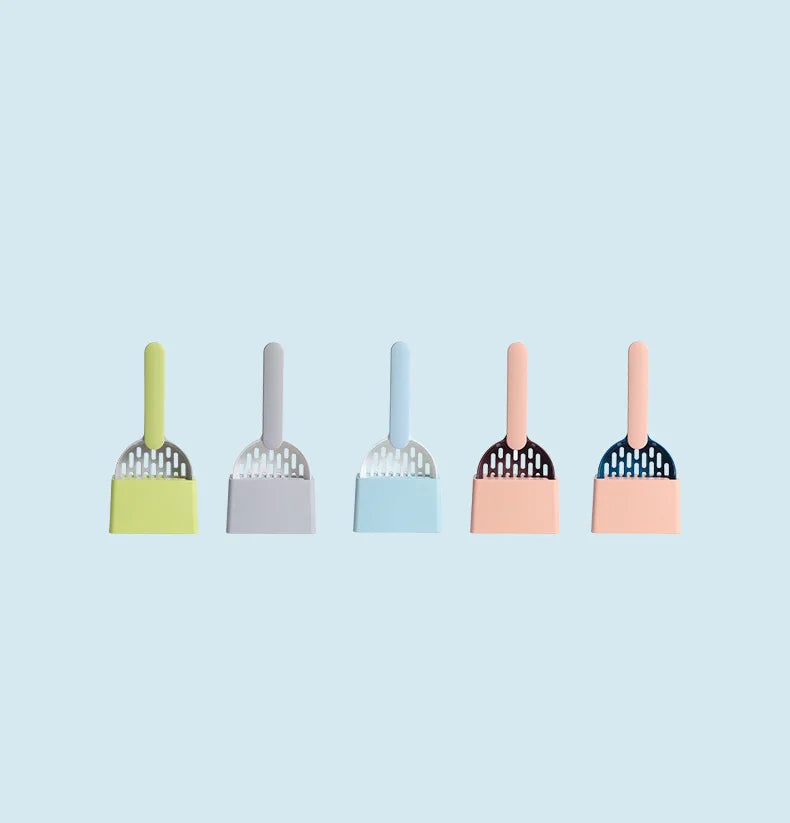 Advanced Cat Litter Shovel Set, Kitten Poop Cleaning Pet Shovel Cleaning Toilet Set, Convenient Cleaning Poop - Durable and Lightweight Pet Cleaning Tool Set