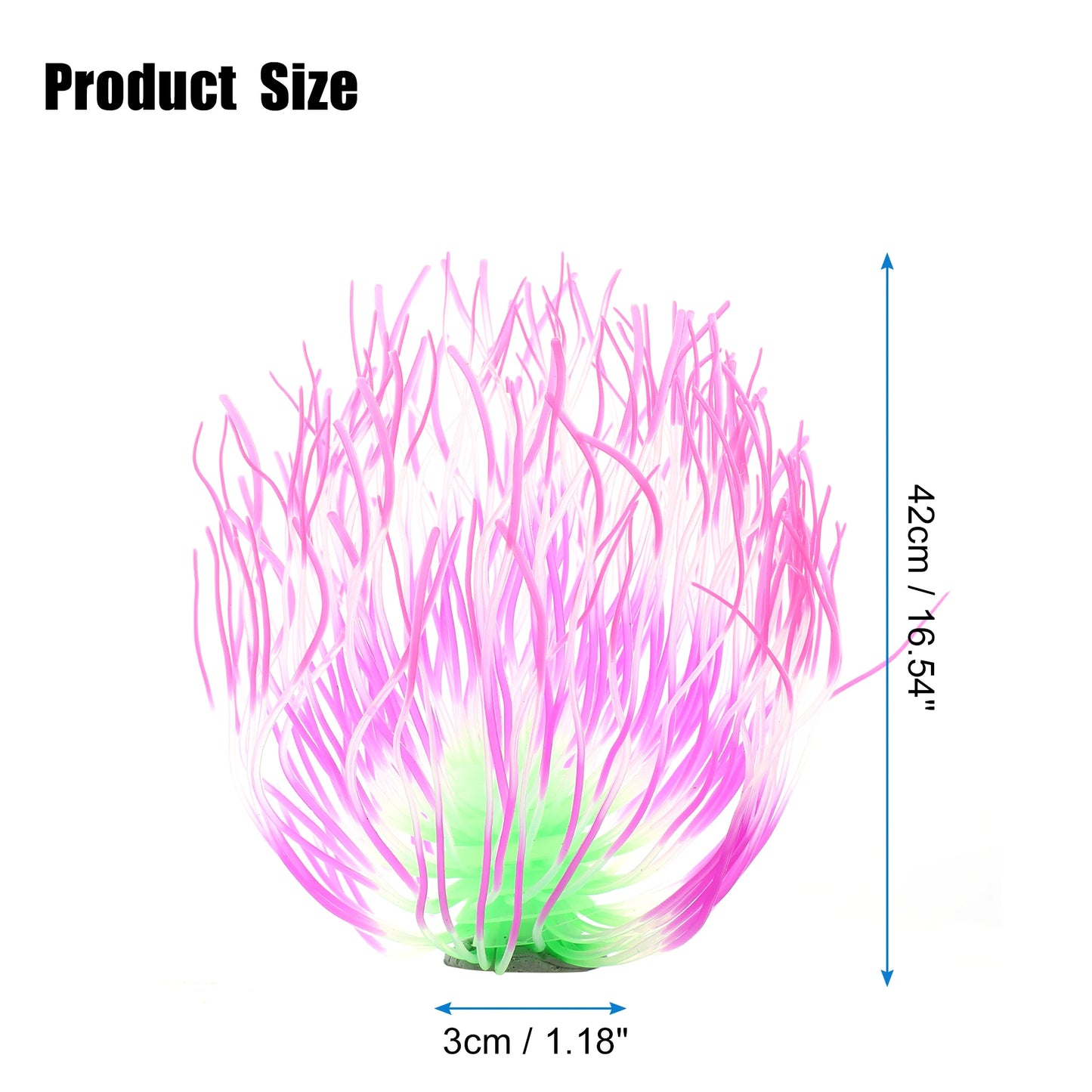 UXCELL Silicone Luminous Plants Glowing Simulation Coral Aquarium Artificial Fluorescence Deco Ornament Fish Tank Accessories