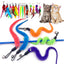Cat Feather Toy Accessories False Mouse Worm Toy with Bell Kitten cat Toys Interactive Replacement Refill Foam Ball Training