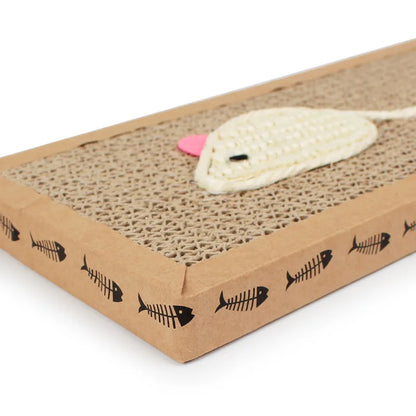 Cat Scratching Cardboard Matt