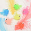 TPR Soft Glue Simulation Goldfish Transparent Environmentally Friendly Floating Small Goldfish Marine Animal Fish Tank Aquarium