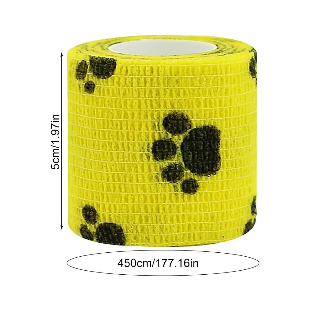 Self Adhesive Bandage Wrap Dog Bandage Shoes Pet Self Adhesive Bandage Dog Cohesive Bandage Multifunctional Pet Wound Care